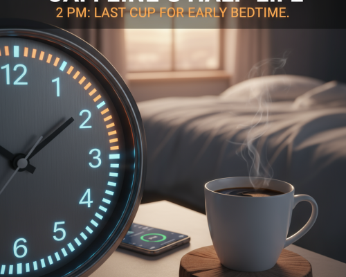 Caffeine’s Half-Life: When to Stop Drinking Coffee for an Early Bedtime